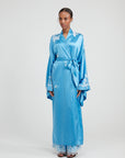 Tokoni Long Kimono in Cloud Blue