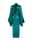 Tokoni Long Kimono in Jade
