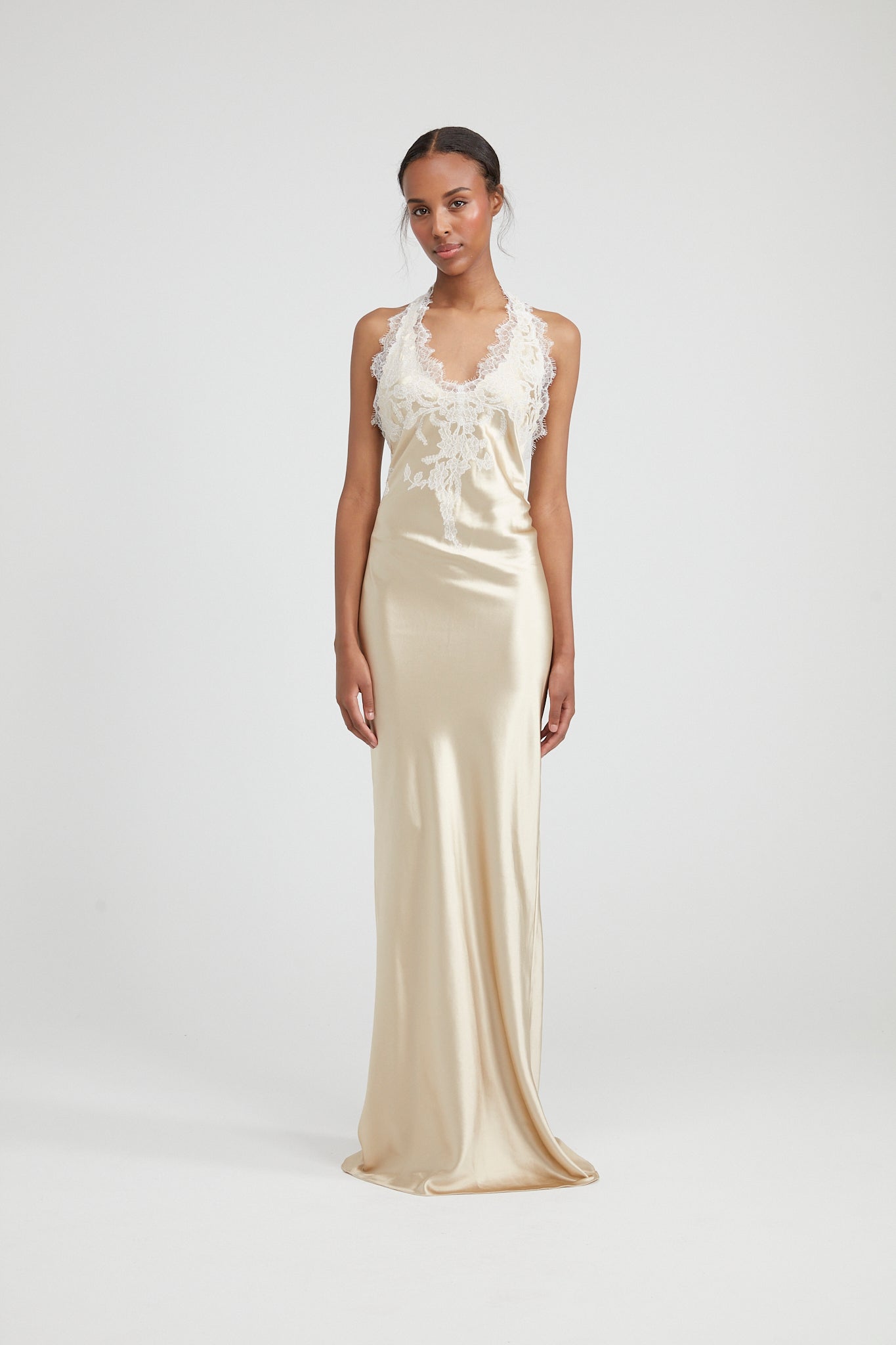 Tia Halter Dress Oyster / 3 (UK12/US8) Tia Halter Dress Oyster / 3 (UK12/US8)