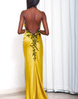 Backless slipdress