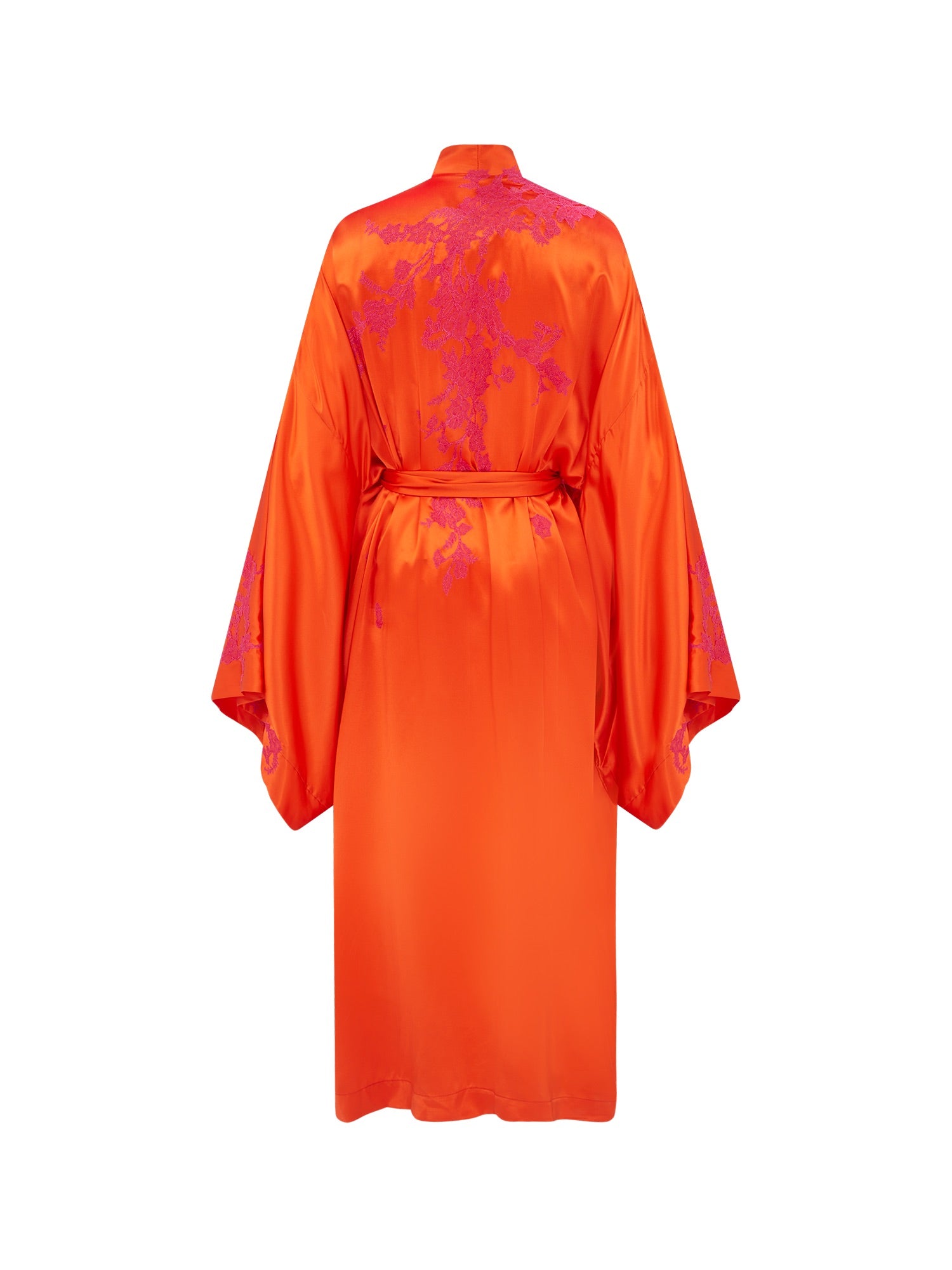 Tokoni Long Kimono in Sweet Orange